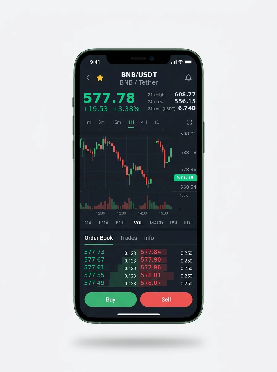 The same portfolio view on a phone screen The same portfolio view on a phone screen